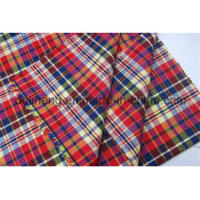 T/C 50/50 Check Style Woven Yarn Dyed Fabric
